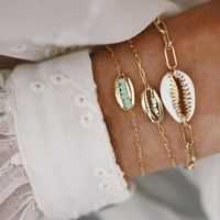 Celestial Marble Crystals and Gemstone 5 Piece Bracelet Set - 25+ Styles Available - ALILY