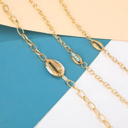 Turquoise Sea-Shell 3 Piece Bracelet Set in 14K Gold ITALY Design  - ALILY