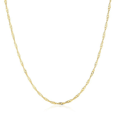14K Gold Plated Chain Necklace, Necklaces, ALILY , ALILY   jewelryjewelry deals, swarovski crystal jewelry, groupon jewelry,, jewelry for mom, 