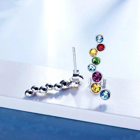 Rainbow Bubble Stud ITALY Design  - ALILY