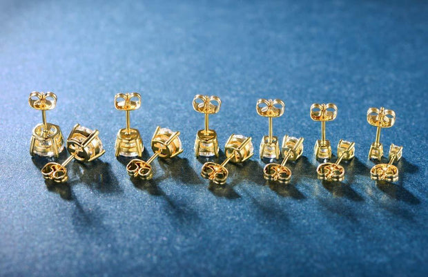 5 Pack Set 4 Prong Stud Earring ITALY Design  - ALILY