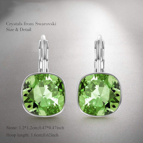 0.55 CT Mini Bella Leverback Earring - 4 Options Available ITALY Design  - ALILY