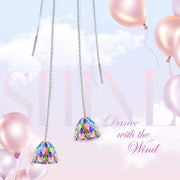 Aurora Borilles Chandellier threader Drop Earring ITALY Design  - ALILY