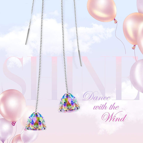 Aurora Borilles Chandellier threader Drop Earring ITALY Design  - ALILY