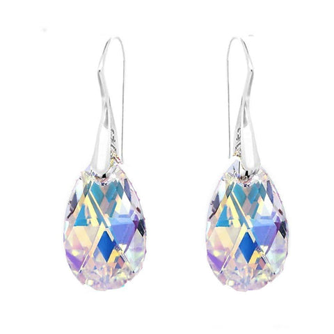 Vivid Light Crystal Drop Earring ITALY Design  - ALILY