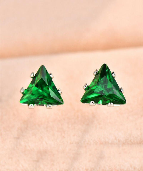 5 Piece Assorted Earring Set made With  Crystals with Luxe Box - Emerald ITALY Design
