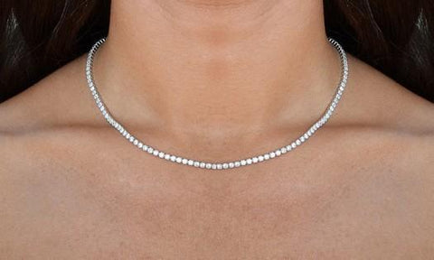 Tennis Necklace Made with Swarovski Elements - ALILY  www..com fashion jewelry for women