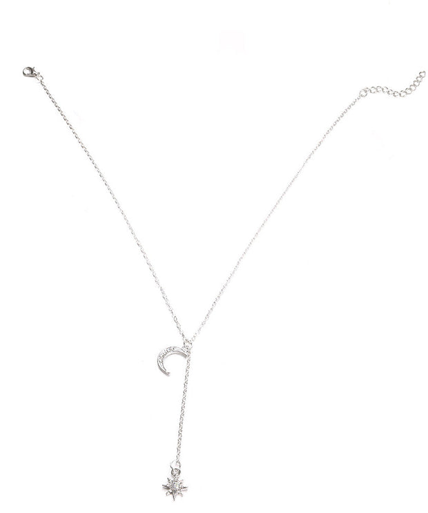 14K White Gold Plating Crystal Pav&