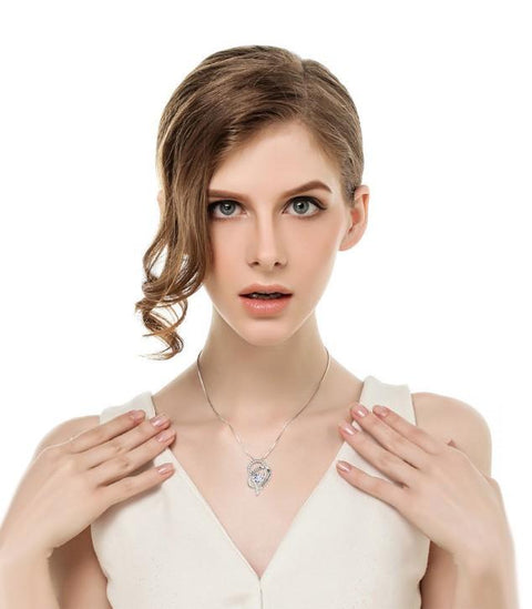 I Love You Necklace in Silver - ALILY  www..com fashion jewelry for women