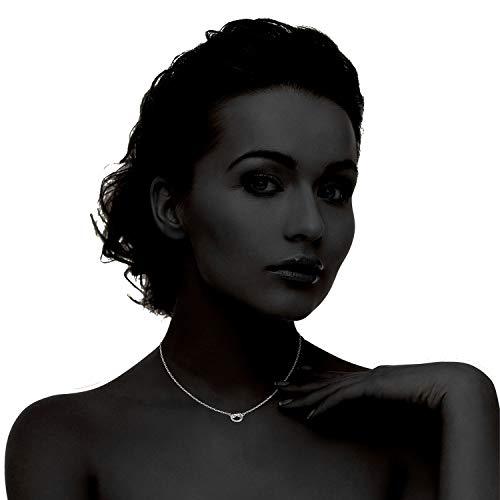 Trendy Twist Necklace 18"  - 14K White Gold Plated