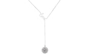 Silver Love Y Necklace Made with Swarovski Elements - ALILY  www..com fashion jewelry for women