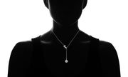 Silver Love Y Necklace Made with Swarovski Elements - ALILY  www..com fashion jewelry for women