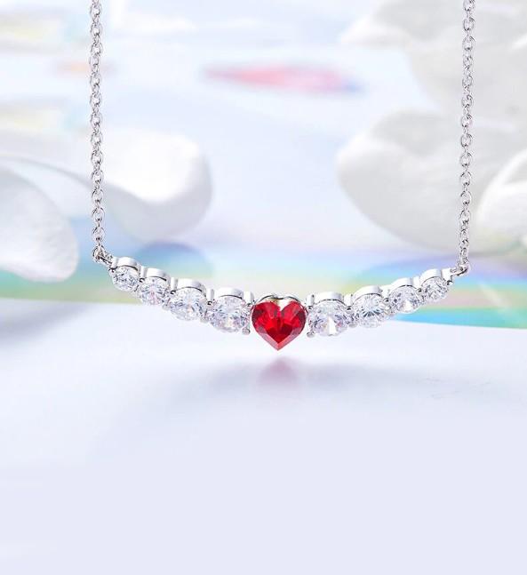 Red Heart Shaped  Elements Orchid Pav&