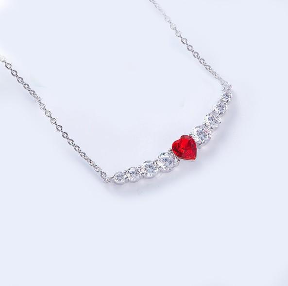 Red Heart Shaped  Elements Orchid Pav&
