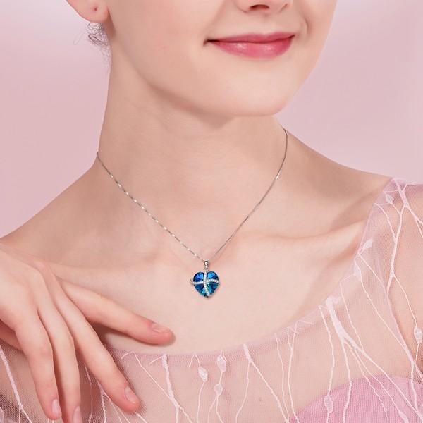 Bermuda Blue  Sleek Heart Pav&