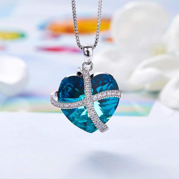 Bermuda Blue  Sleek Heart Pav&