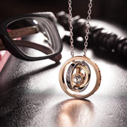 Triple rolling Necklace - I will always Love you MUM ITALY Design  - ALILY