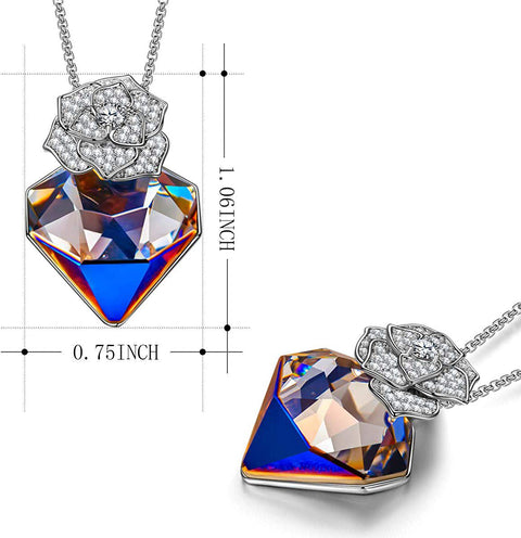 Dark Crystal Diamond Shaped White Pav&