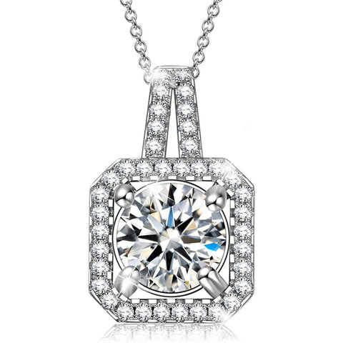 LOVING Confession- Pave All Around Necklace ITALY Design  - ALILY