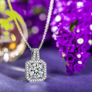 LOVING Confession- Pave All Around Necklace ITALY Design  - ALILY