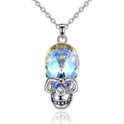 Aurora Borilles Skull Necklace ITALY Design  - ALILY