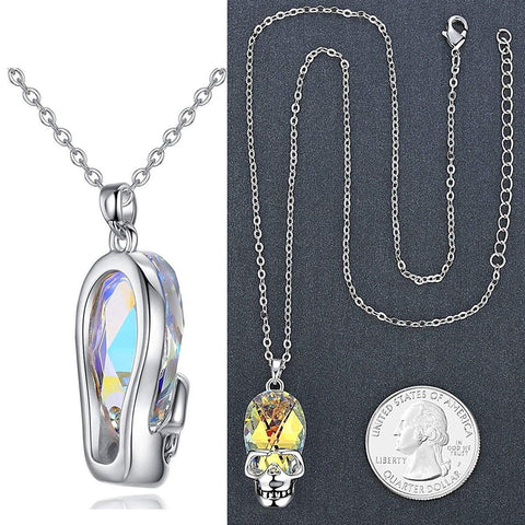 Aurora Borilles Skull Necklace ITALY Design  - ALILY