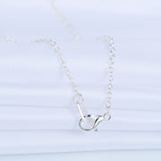 Italian  Pav’e Infinity Necklace in 14K Gold Plating