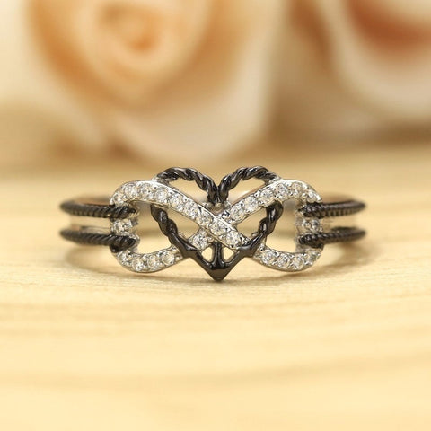 Black & White Italian Crystal Pav&
