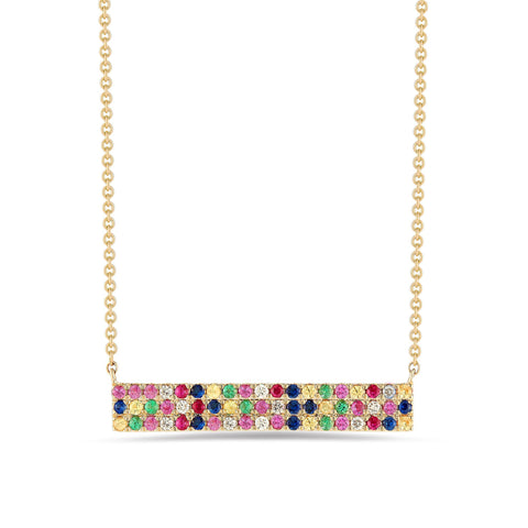 14K Gold Plating Rainbow  Elements Pav&