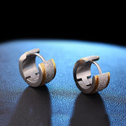 Huggie Earring 18K White Gold Plated Earring in 18K White Gold Plated ITALY Design
