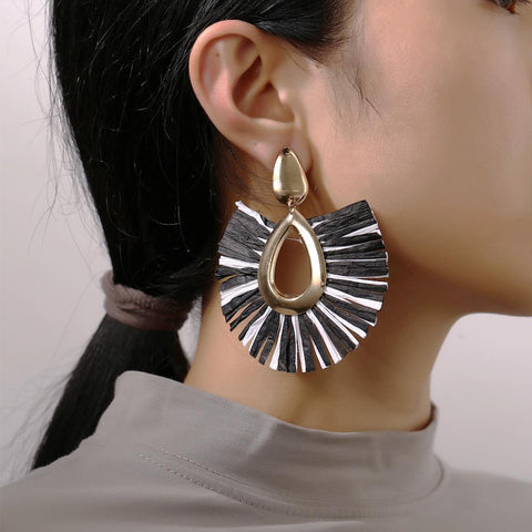 Fringe Drop Earring 18K Gold Plated Earring in 18K Gold Plated ITALY Design