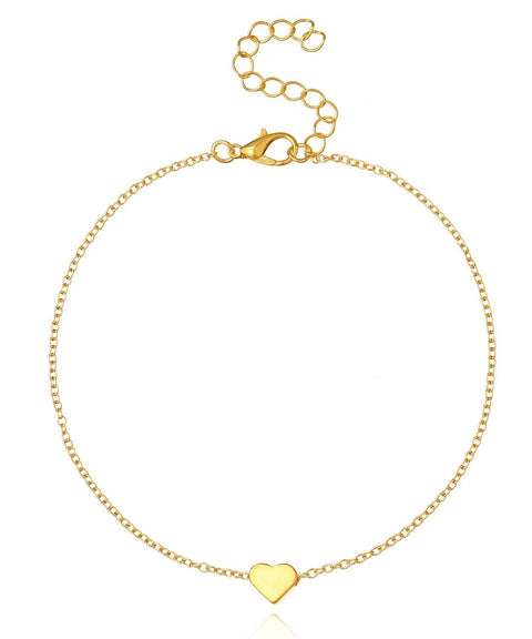 Classic Heart 18K Gold Plated Necklace in 18K Gold Plated ITALY Design