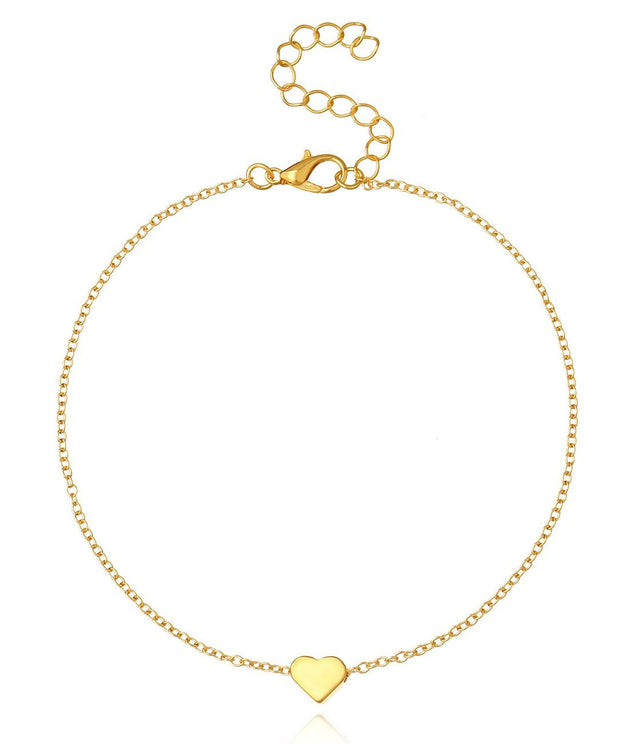 Classic Heart 18K Gold Plated Necklace in 18K Gold Plated ITALY Design