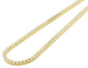 3mm Tennis Necklace with Swarovski Crystals in 18K Gold Plated, Necklace, ALILY , ALILY   jewelryjewelry deals, swarovski crystal jewelry, groupon jewelry,, jewelry for mom, 