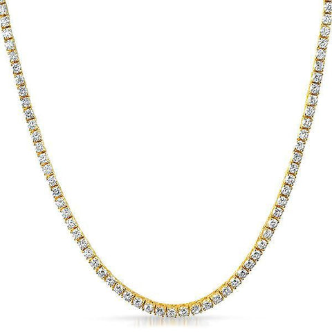 55 CTTW Swarovski Elements Tennis Necklace Set in 18K Gold (Multiple Options), , ALILY , ALILY   jewelryjewelry deals, swarovski crystal jewelry, groupon jewelry,, jewelry for mom, 