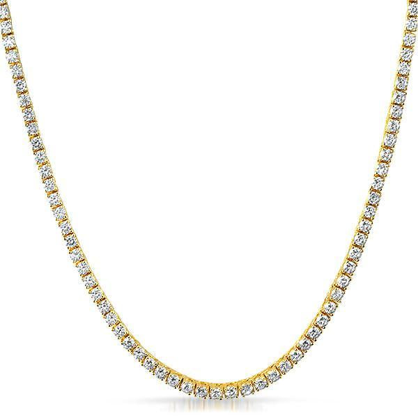 55 CTTW Swarovski Elements Tennis Necklace Set in 18K Gold (Multiple Options), , ALILY , ALILY   jewelryjewelry deals, swarovski crystal jewelry, groupon jewelry,, jewelry for mom, 