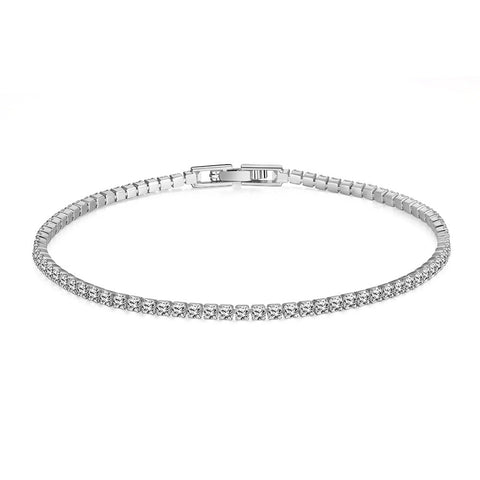 8.00 CTTW Certified Gemstone Tennis Bracelet in 18K Gold Plating - 15 Options