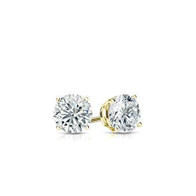 Pave Halo Disc Necklace & Pave Hoop Earring made With Austrian Crystals with Luxe Box - 18K Gold ITALY Design