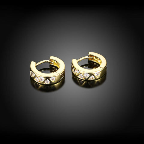 Solitaire  Elements Mini Clip On Earrings