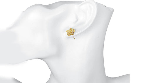 14K Gold Plated White  Elements Pav&