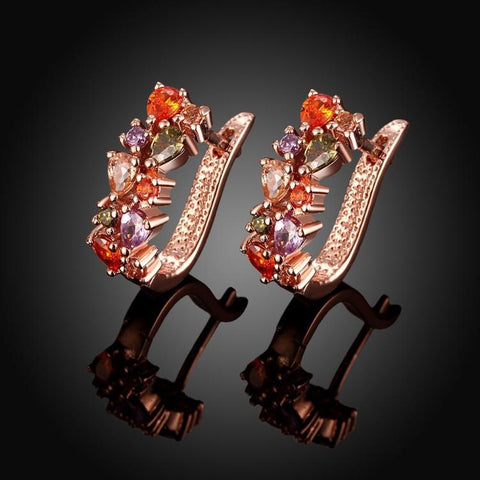 Mona Lisa Crystal Earrings Made with Swarovski Elements - ALILY  www..com fashion jewelry for women