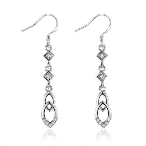 Dangling Infinity Drop Earrings Made with Swarovski Elements, Earring, ALILY , ALILY   jewelryjewelry deals, swarovski crystal jewelry, groupon jewelry,, jewelry for mom, 
