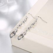 Dangling Infinity Drop Earrings Made with Swarovski Elements, Earring, ALILY , ALILY   jewelryjewelry deals, swarovski crystal jewelry, groupon jewelry,, jewelry for mom, 