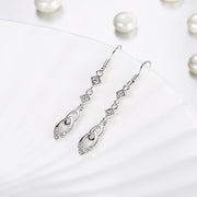 Dangling Infinity Drop Earrings Made with Swarovski Elements, Earring, ALILY , ALILY   jewelryjewelry deals, swarovski crystal jewelry, groupon jewelry,, jewelry for mom, 