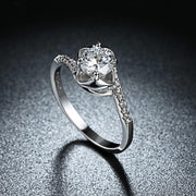 1.00 CTTW Engagement Cut Floral White Crystal Pav'e Ring, Rings, ALILY , ALILY   jewelryjewelry deals, swarovski crystal jewelry, groupon jewelry,, jewelry for mom, 