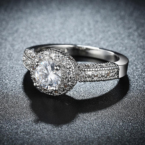 3.50 CTTW Single Crystal Swarovski Elements Pav&