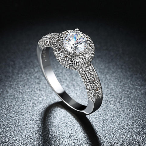 3.50 CTTW Single Crystal Swarovski Elements Pav&