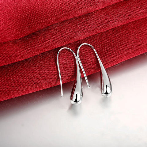 Fish Hook Hoop Earrings in Gold, Rose Gold, White Gold, , ALILY , ALILY   jewelryjewelry deals, swarovski crystal jewelry, groupon jewelry,, jewelry for mom, 
