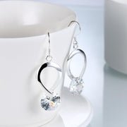 Twisted Swarovski Crystal Hook Earrings - ALILY  www..com fashion jewelry for women