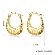 Filigree Leverback French Lock Earringin 18K Gold Plated, Earring, ALILY , ALILY   jewelryjewelry deals, swarovski crystal jewelry, groupon jewelry,, jewelry for mom, 